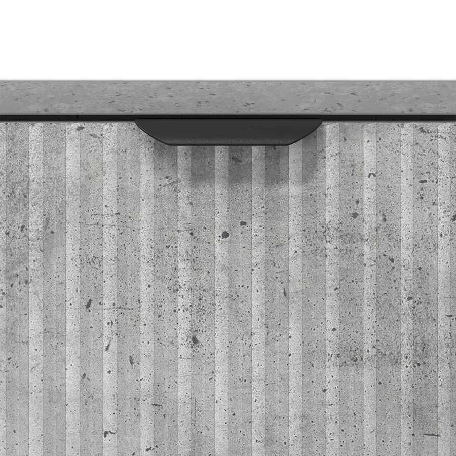 Cabinet de salle de bain Gris béton 39,5 x 36 x 88 cm - 9