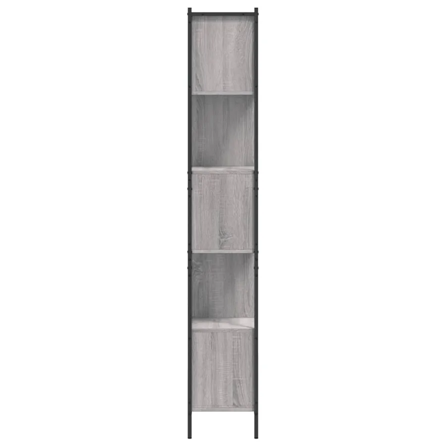 Bibliothèque sonoma gris 72x28x172 cm bois d'ingénierie - 6