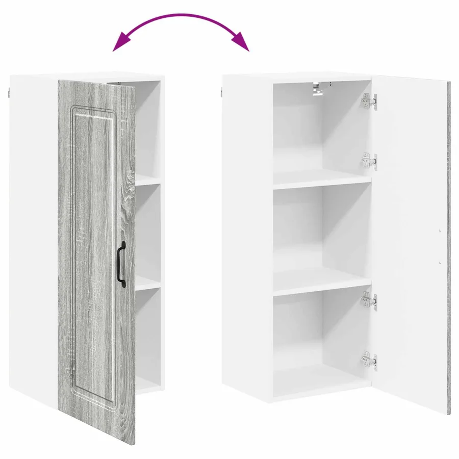 Panneau de lave-vaisselle Kalmar Gris Sonoma 40 x 31 x 100 cm - 10
