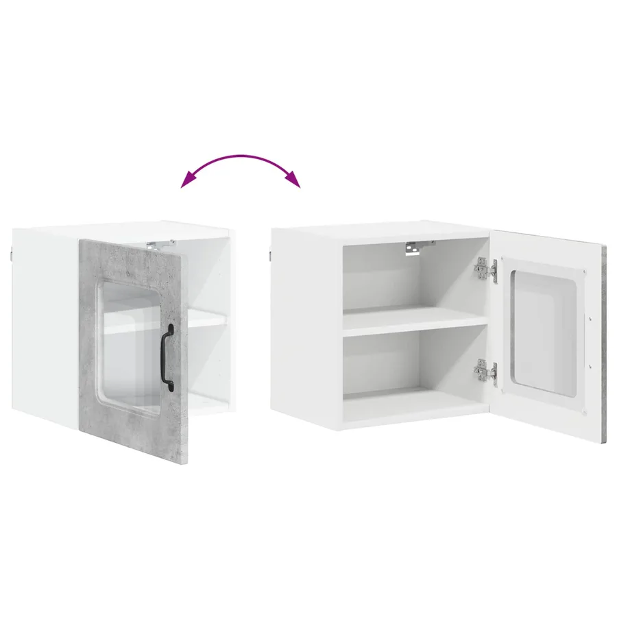 Panneau de lave-vaisselle Kalmar 2 pcs Gris béton - 12