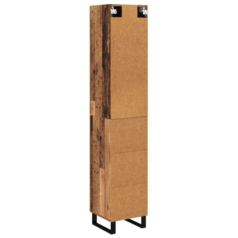 Haut Armoire Bois Ancien 34,5 x 34 x 180 cm Bois d'ingénierie - 8