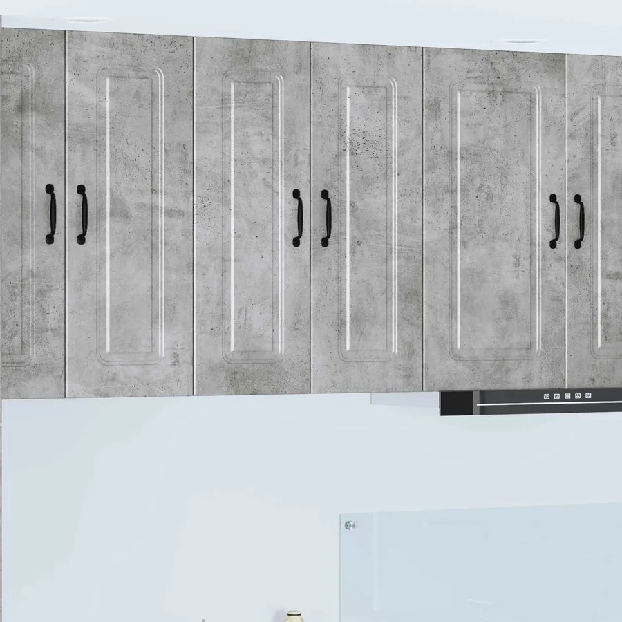 Panneau de lave-vaisselle Kalmar 2 pcs Gris béton