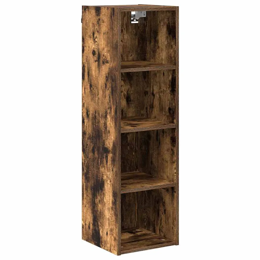 Armoire suspendue avec stockage Chêne fumé 30 x 29,5 x 100 cm - 2