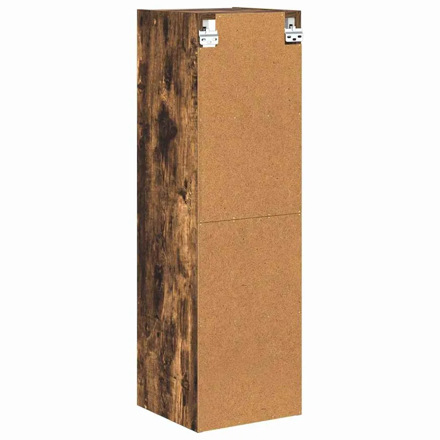 Armoire suspendue avec stockage Chêne fumé 30 x 29,5 x 100 cm - 7