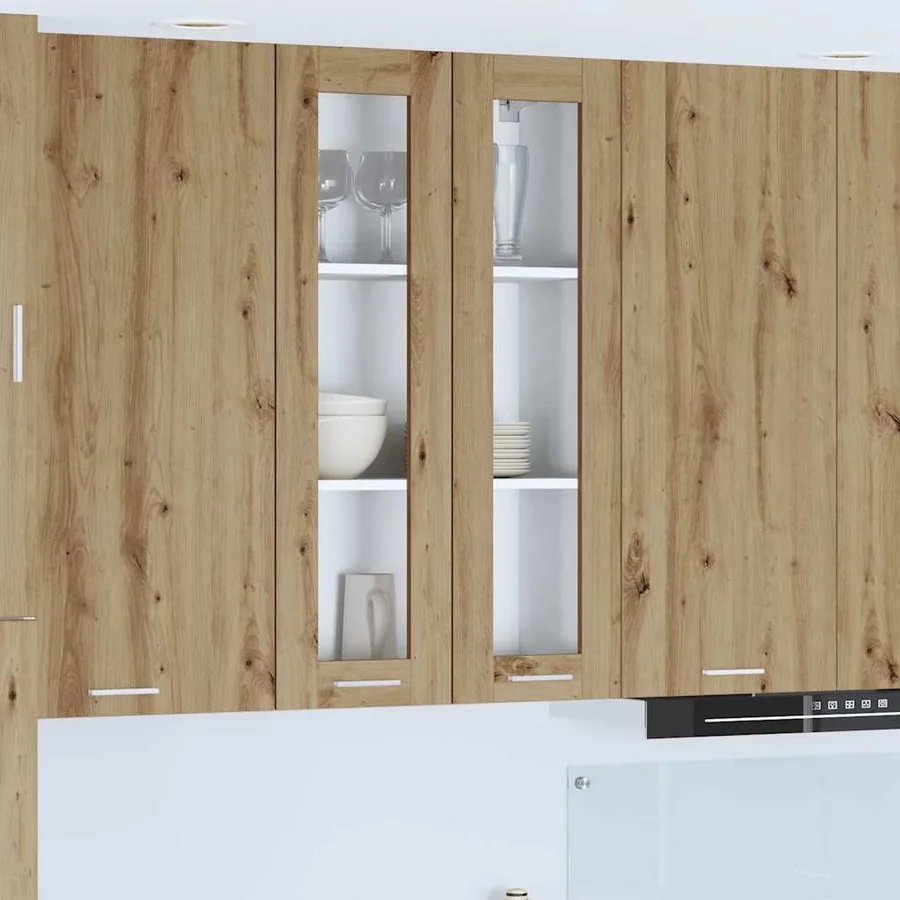 Armoire suspendue avec porte Chêne artisanal 60 x 31 x 100 cm