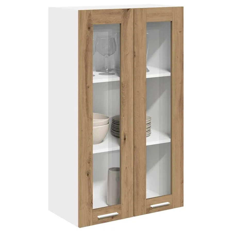 Armoire suspendue avec porte Chêne artisanal 60 x 31 x 100 cm - 3