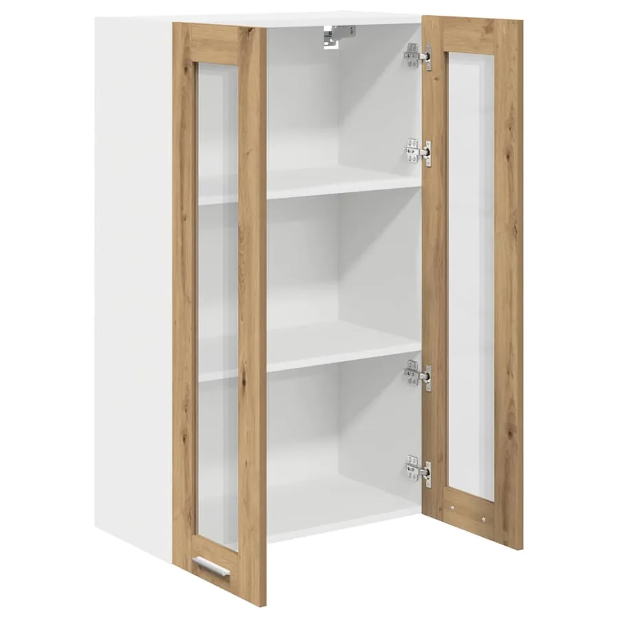 Armoire suspendue avec porte Chêne artisanal 60 x 31 x 100 cm - 5