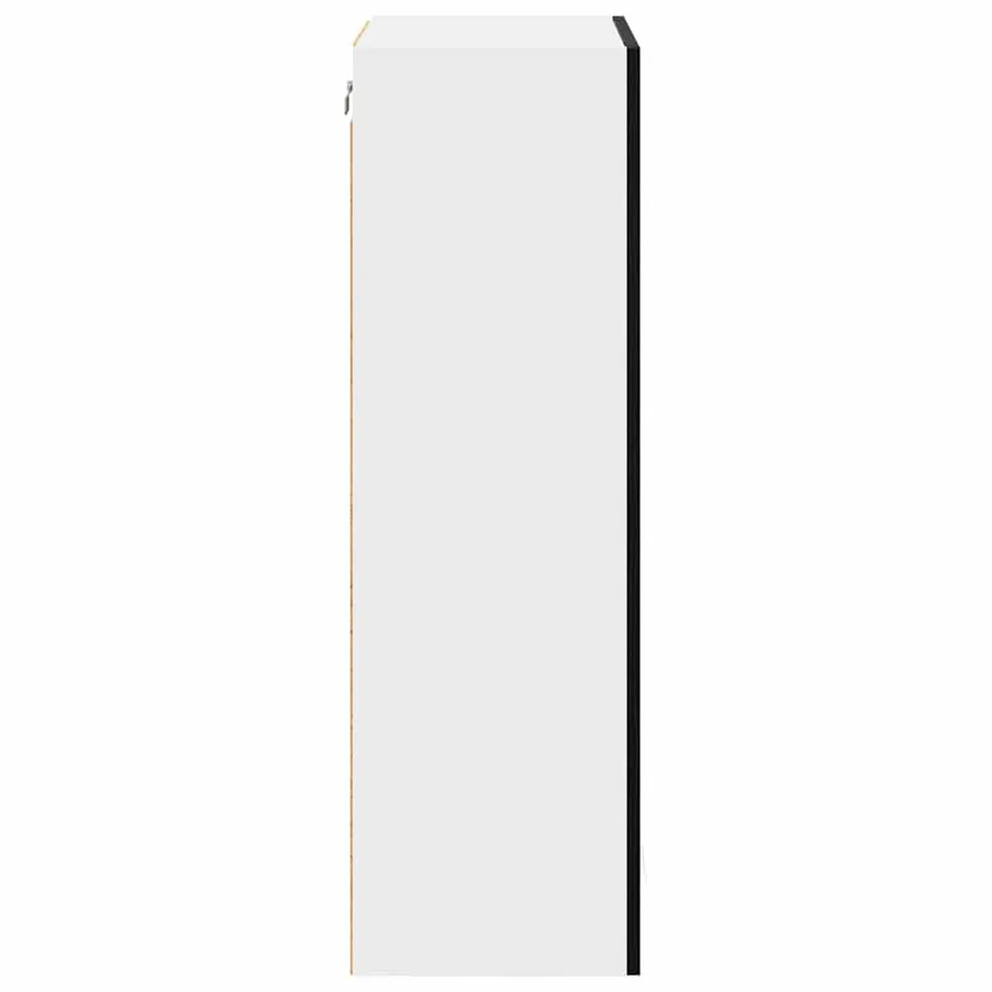 Armoire suspendue avec porte Riga Chêne noir 60 x 31 x 100 cm - 7