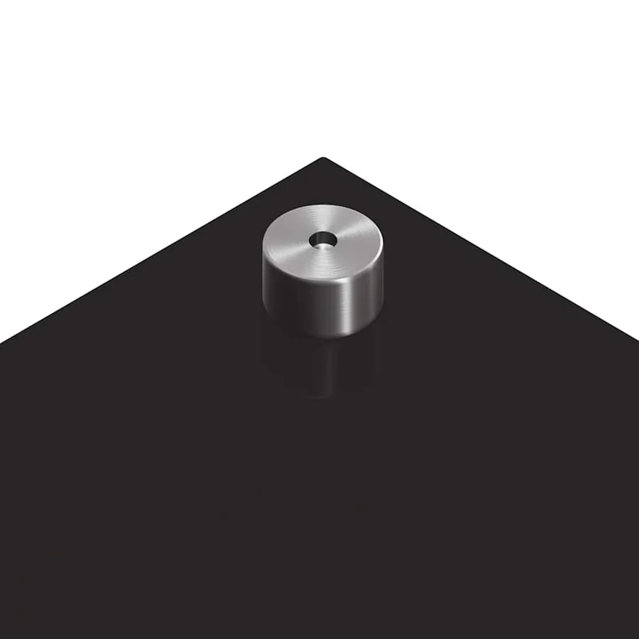 Crédence de cuisine 2 pcs Noir 70 x 40 cm verre trempé - 9