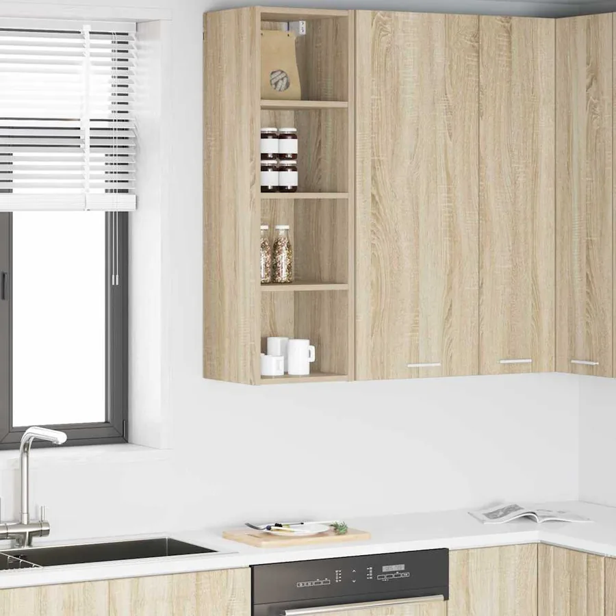 Armoire suspendue avec stockage Chêne Sonoma 30 x 29,5 x 100 cm