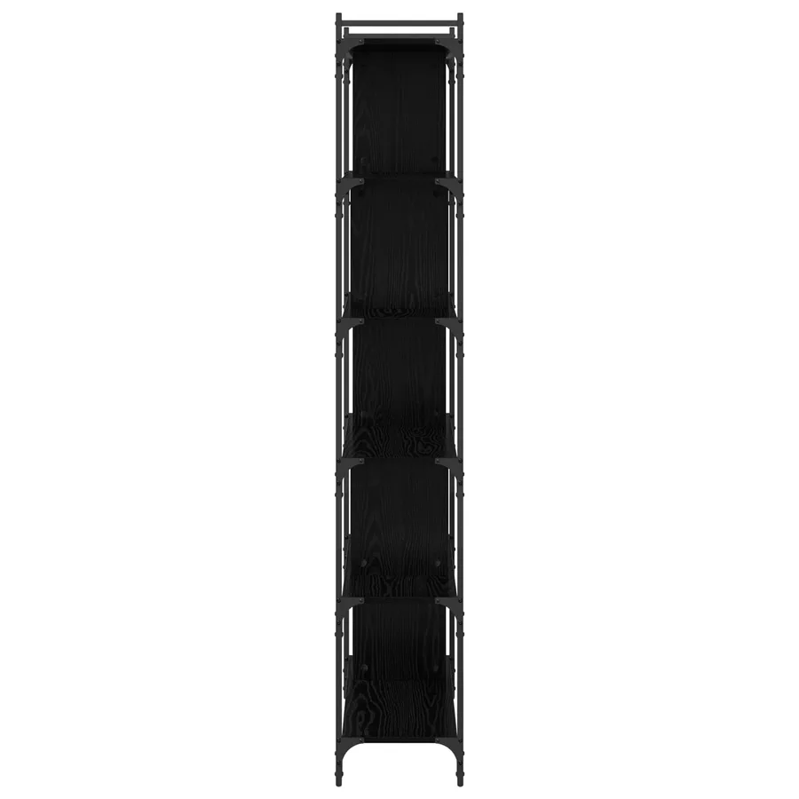 Bibliothèque Chêne noir 76 x 32 x 192 cm Bois d'ingénierie - 6