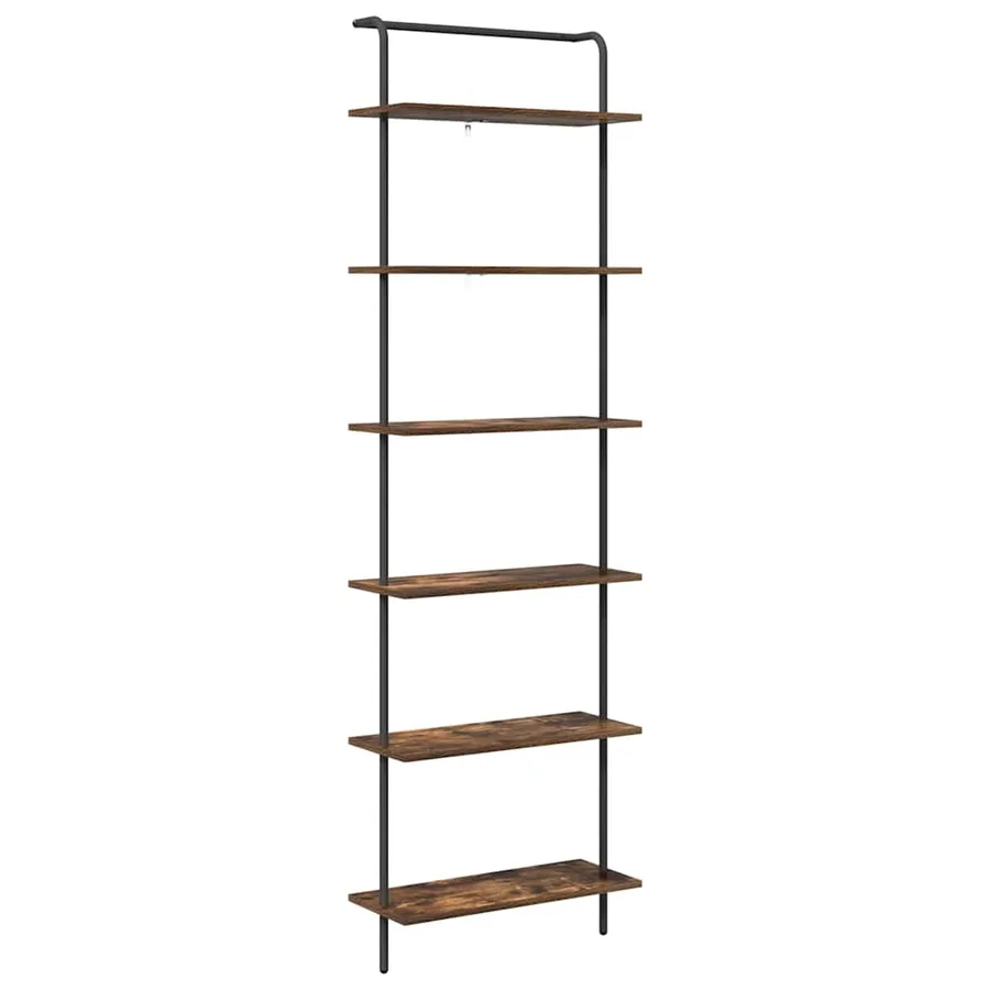Étagère Chêne fumé 60 x 24 x 203 cm Bois d'ingénierie - 2