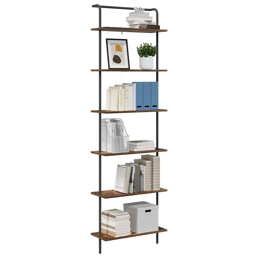 Étagère Chêne fumé 60 x 24 x 203 cm Bois d'ingénierie - 3