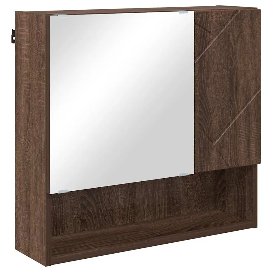 Ensemble de mobilier de salle de bain 2 pcs Chêne brun - 6
