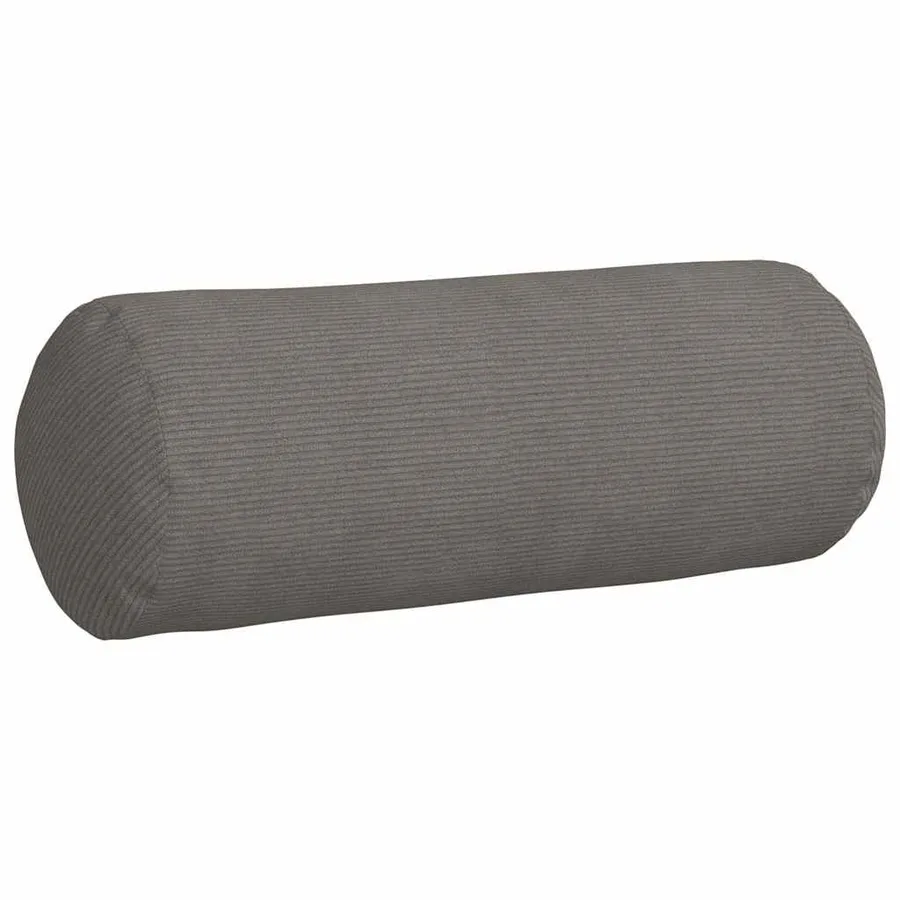 Coussins d'accent 2 pcs Gris clair Ø 25 x 70 cm - 5
