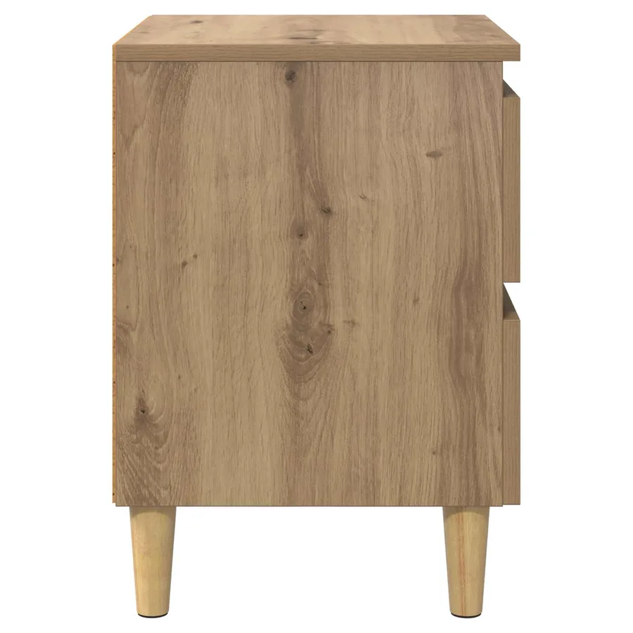 Meubles de lit 2 pcs Chêne artisanal 40 x 35 x 50 cm - 4