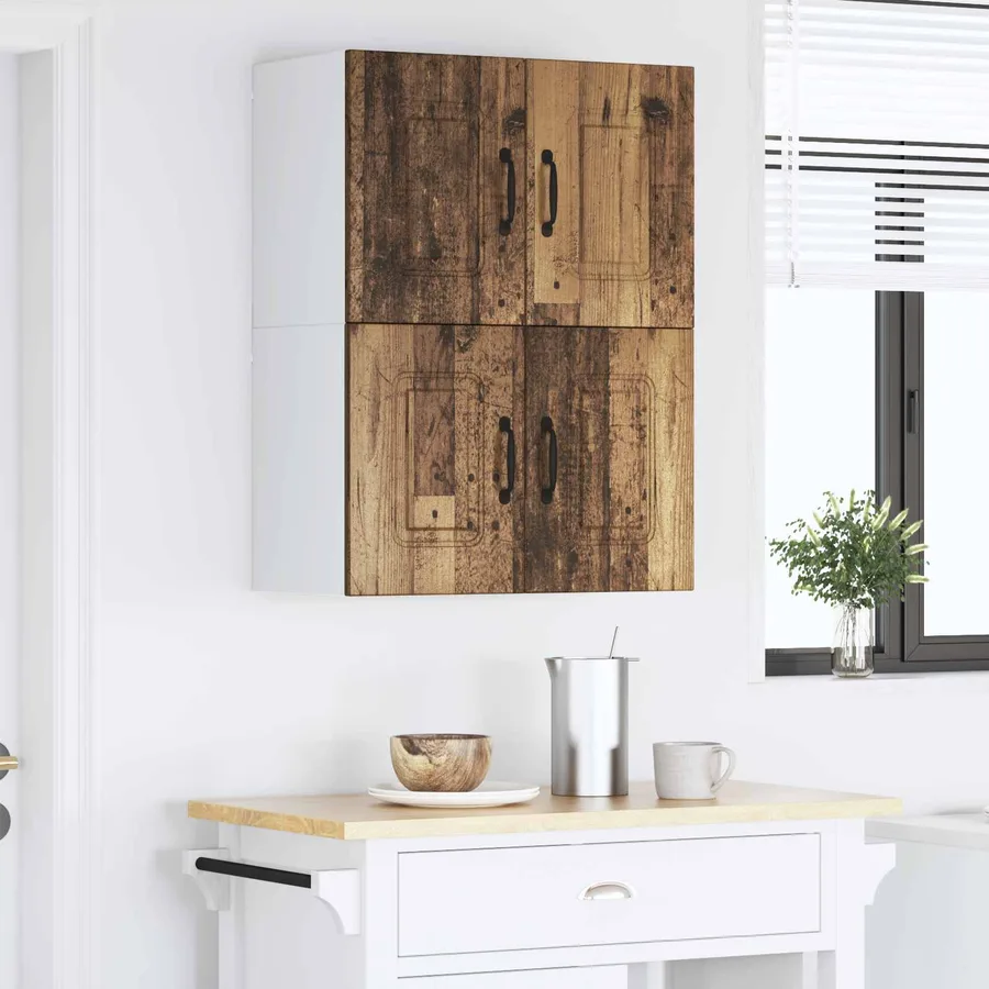 Panneau de lave-vaisselle Kalmar 2 pcs Bois ancien - 4