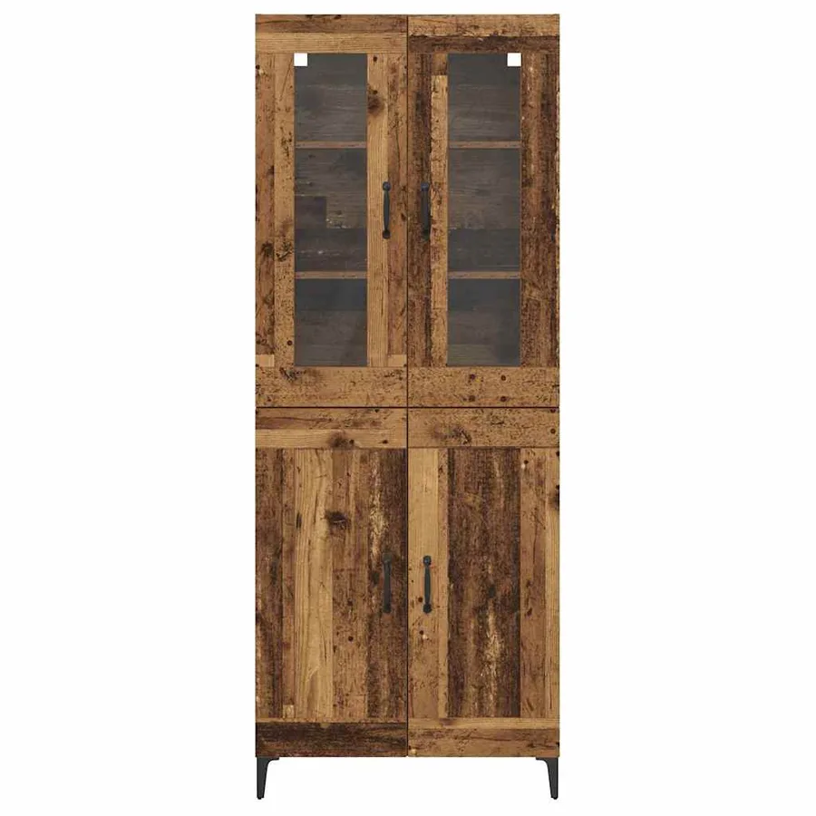 Haut Armoire Bois Ancien 69,5 x 34 x 180 cm Bois d'ingénierie - 6