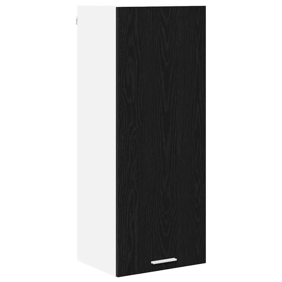 Armoire suspendue Chêne noir 40 x 31 x 100 cm Bois d'ingénierie - 2