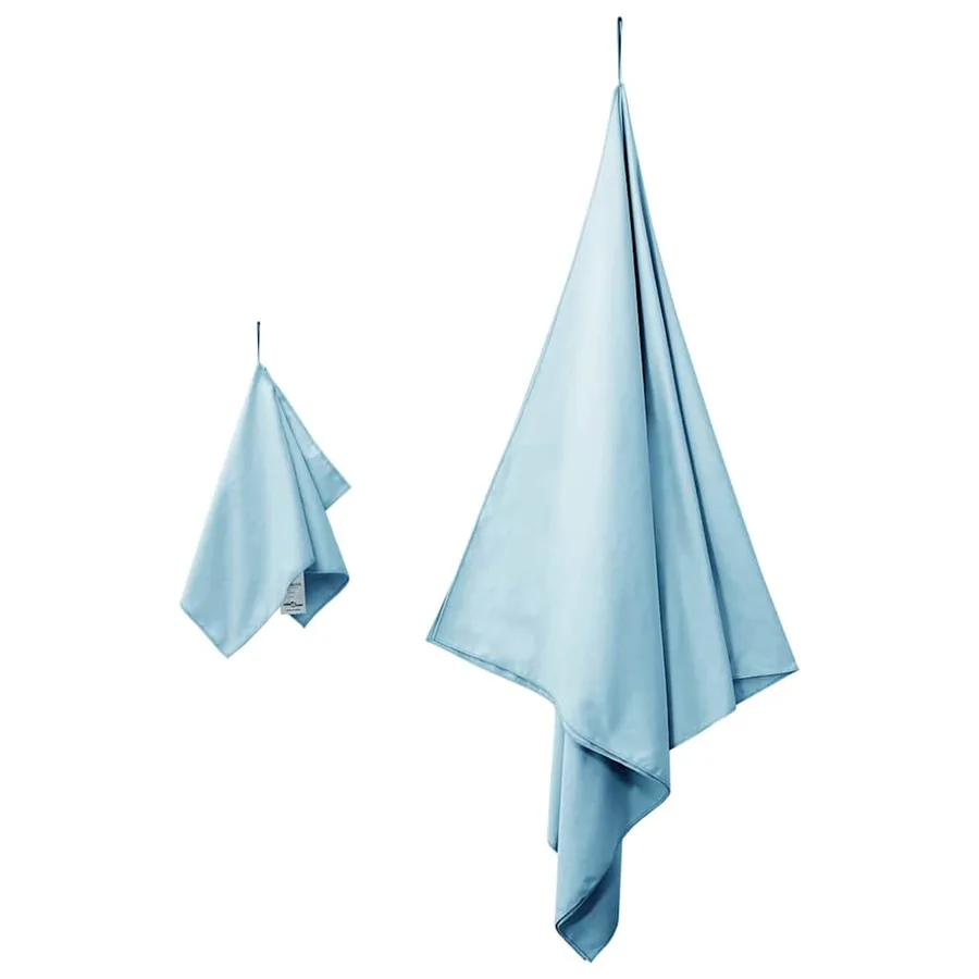 Set de serviettes de sport 2 pcs Bleu tissu - 3