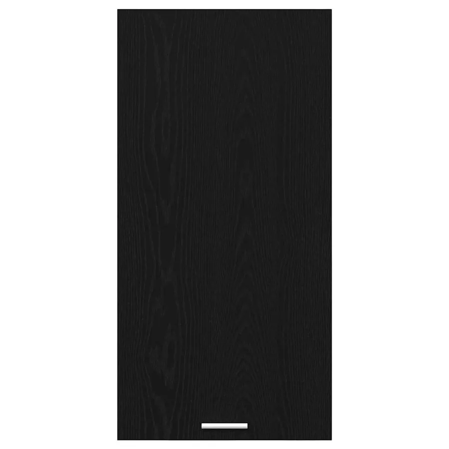 Armoire suspendue Chêne noir et Blanc 50 x 31 x 100 cm - 6