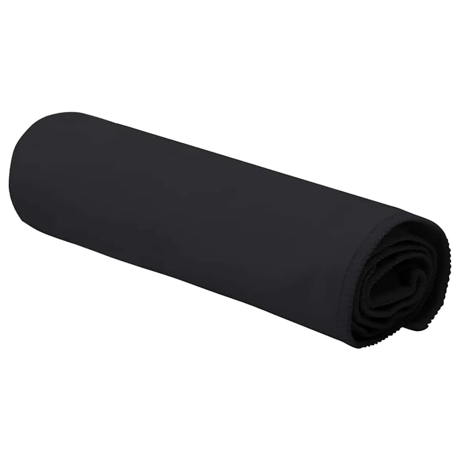 Serviettes de sport 2 pcs Noir 50 x 30 cm - 2