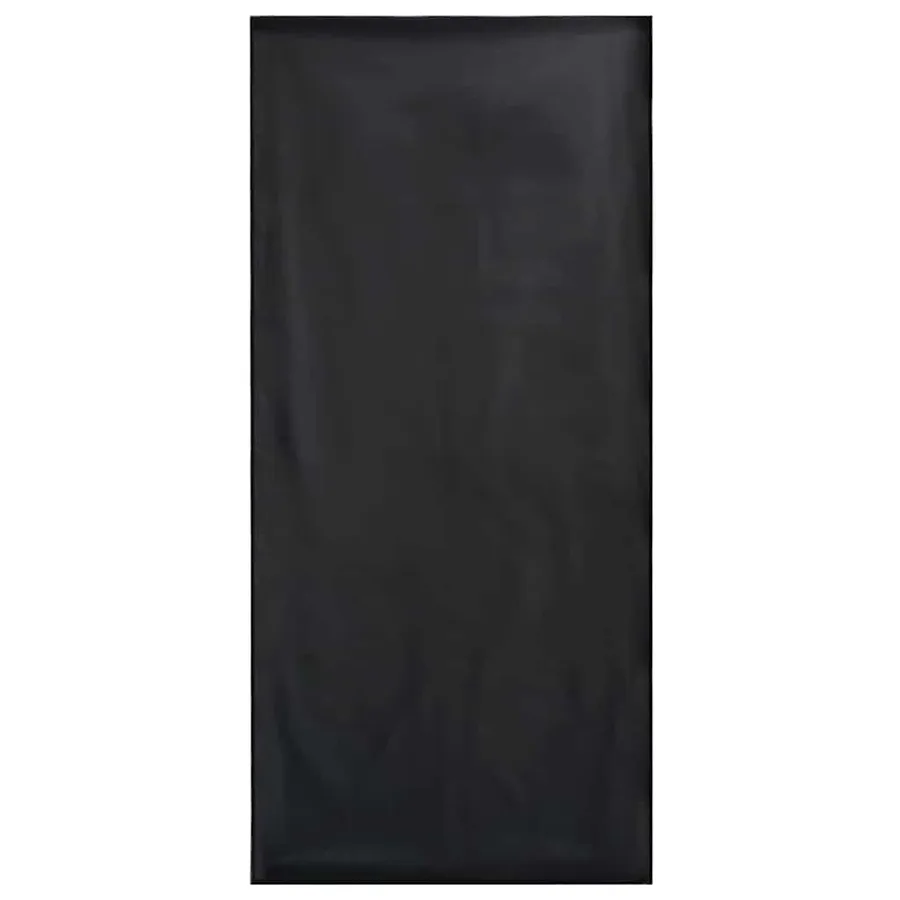 Serviettes de chaise d'extérieur 2 pcs Noir 130 x 60 cm - 4