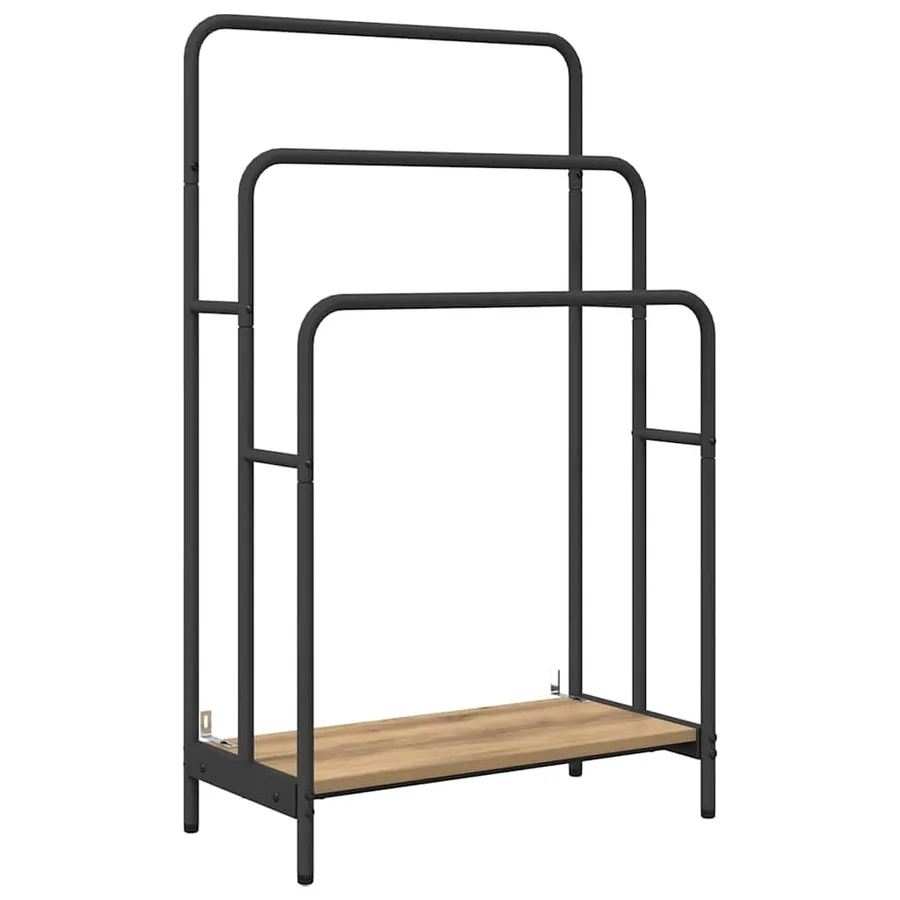 Porte-vêtements avec étagère Chêne artisanal 60 x 30 x 100,5 cm - 2