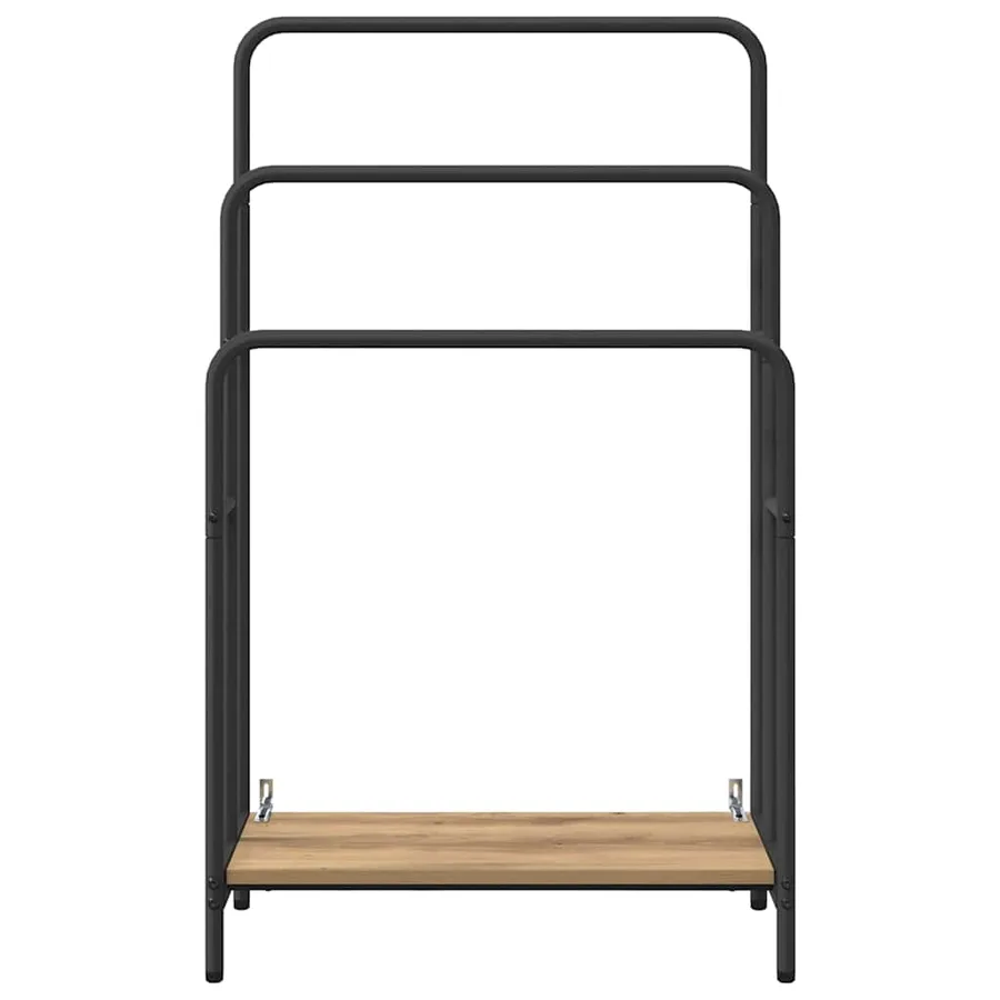 Porte-vêtements avec étagère Chêne artisanal 60 x 30 x 100,5 cm - 5