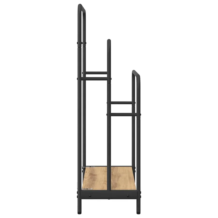Porte-vêtements avec étagère Chêne artisanal 60 x 30 x 100,5 cm - 6