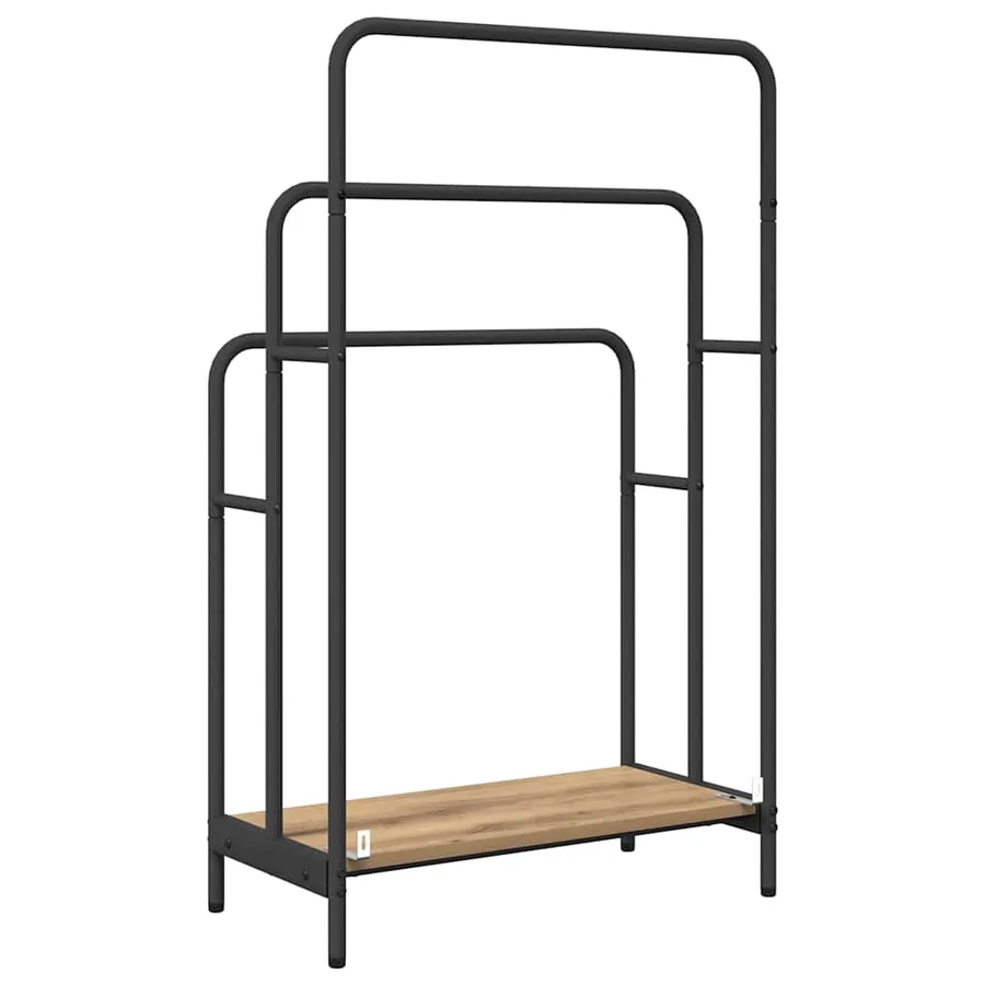 Porte-vêtements avec étagère Chêne artisanal 60 x 30 x 100,5 cm - 7
