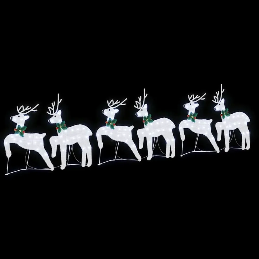 Rennes LED 6 pcs Argenté tissu - 5