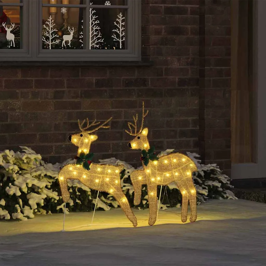 Rennes LED 2 pcs Blanc chaud tissu - 3