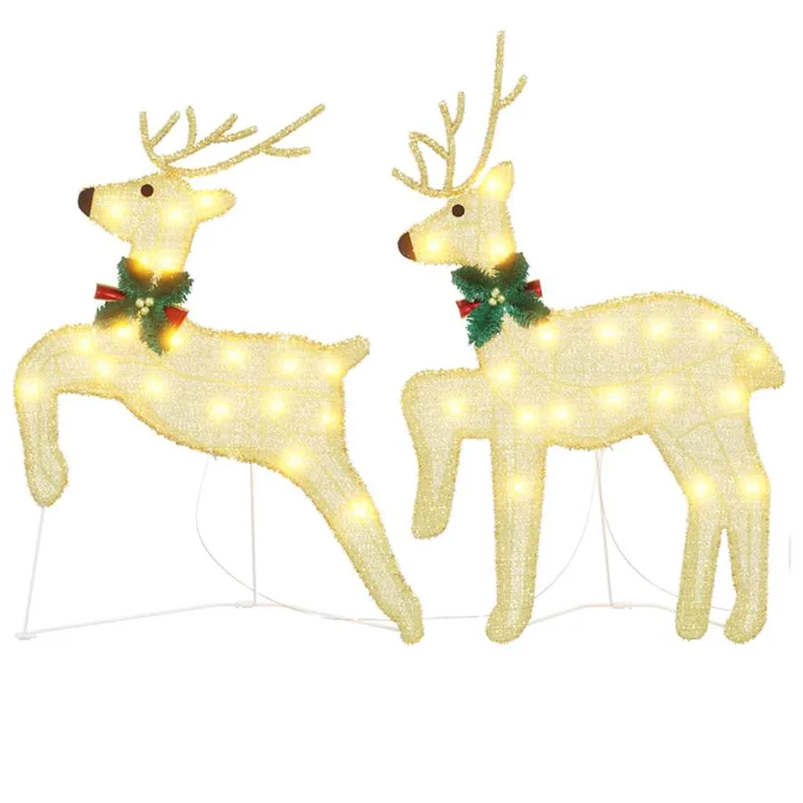 Rennes LED 2 pcs Blanc chaud tissu - 4