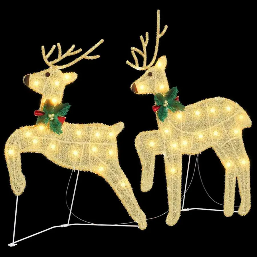 Rennes LED 2 pcs Blanc chaud tissu - 5