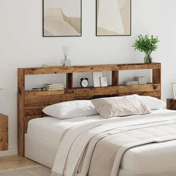 Tête de lit Bois Ancien 200 x 17 x 102 cm Bois d'ingénierie