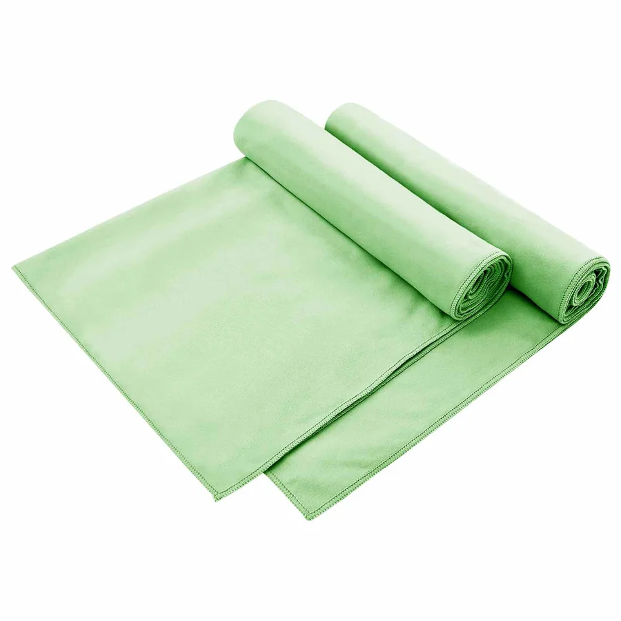 Serviettes de chaise d'extérieur 2 pcs Vert 130 x 60 cm - 2