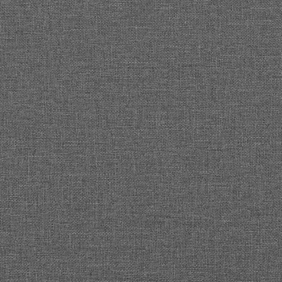 Chaises de Salle à Manger avec Roues 2 pcs Gris foncé tissu - 10