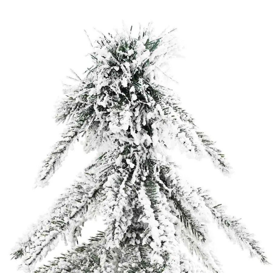 Sapin de Noël avec 300 LED Blanc 210 cm PE et Acier - 13