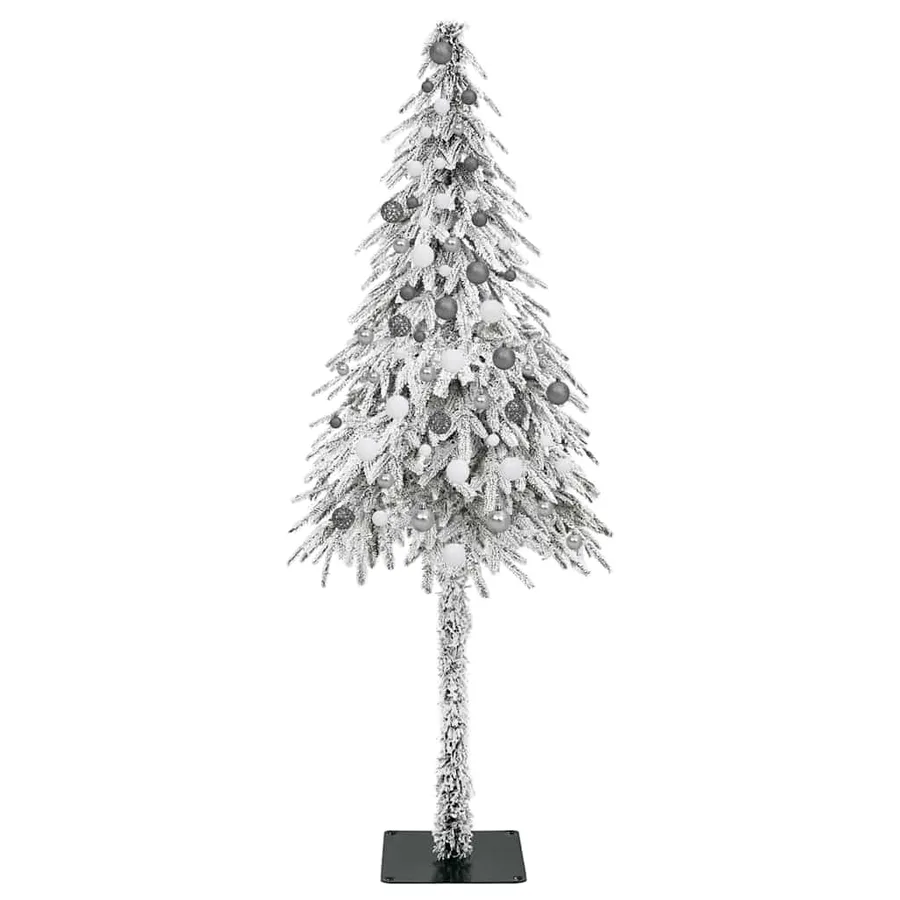 Sapin de Noël avec 300 LED Blanc 210 cm PE et Acier - 4