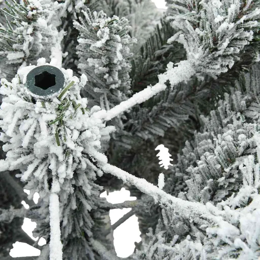 Sapin de Noël Artificiel à Branches Articulées Blanc 150 cm - 17