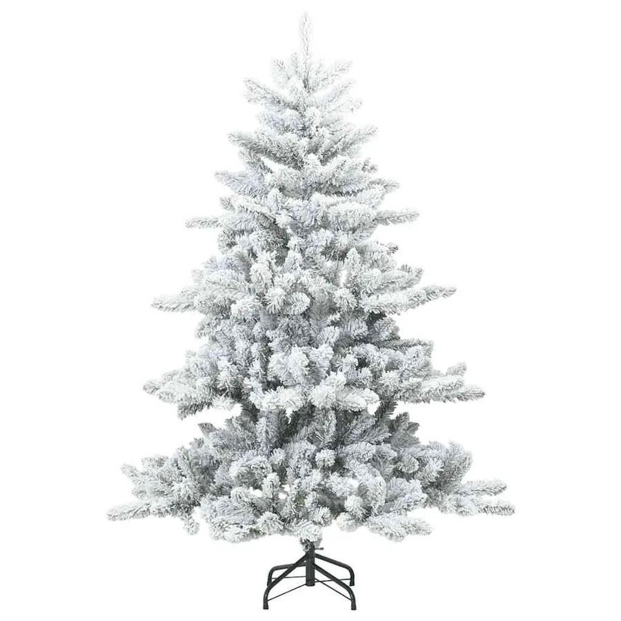 Sapin de Noël Artificiel à Branches Articulées Blanc 150 cm - 5