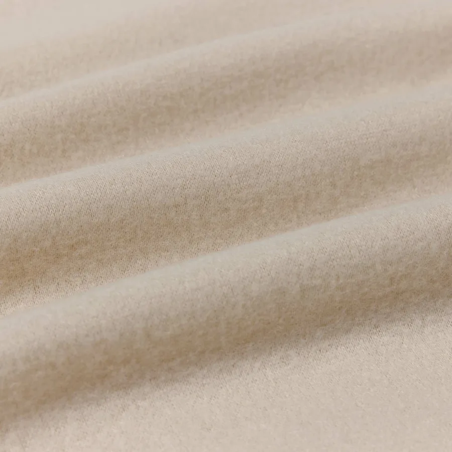 Couvertures à jeter 24 pcs Beige 270 x 240 cm Toison - 6