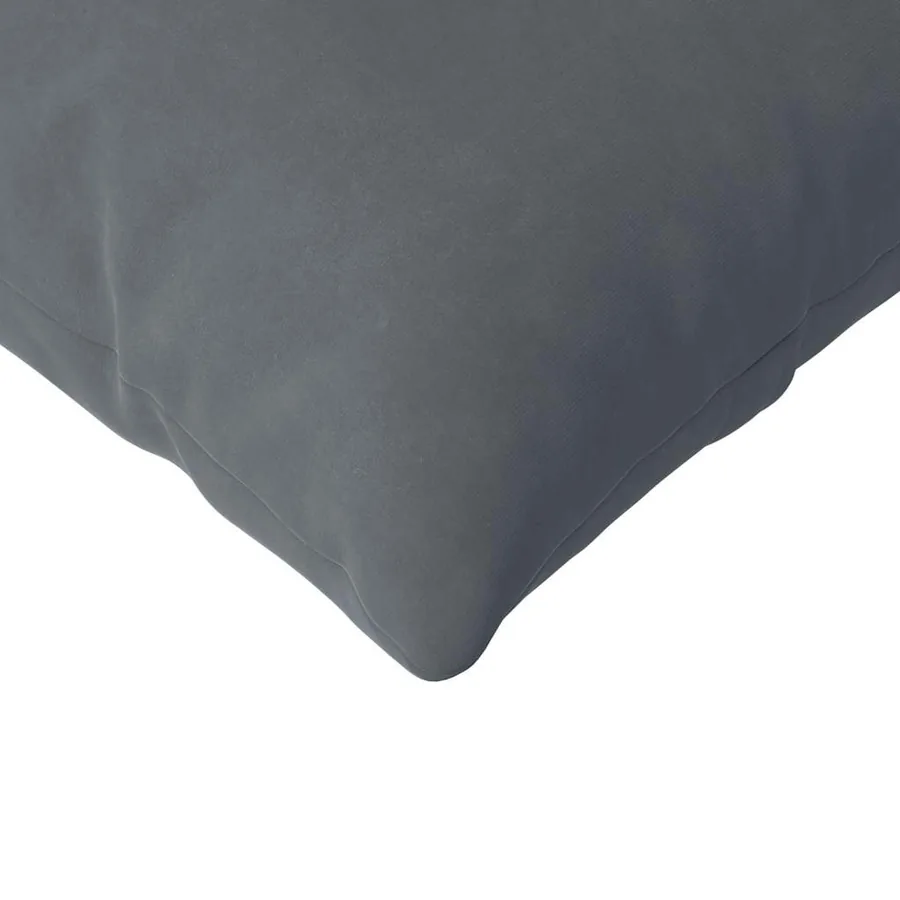 Coussins de canapé 2 pcs Gris foncé 200 x 40 cm - 7