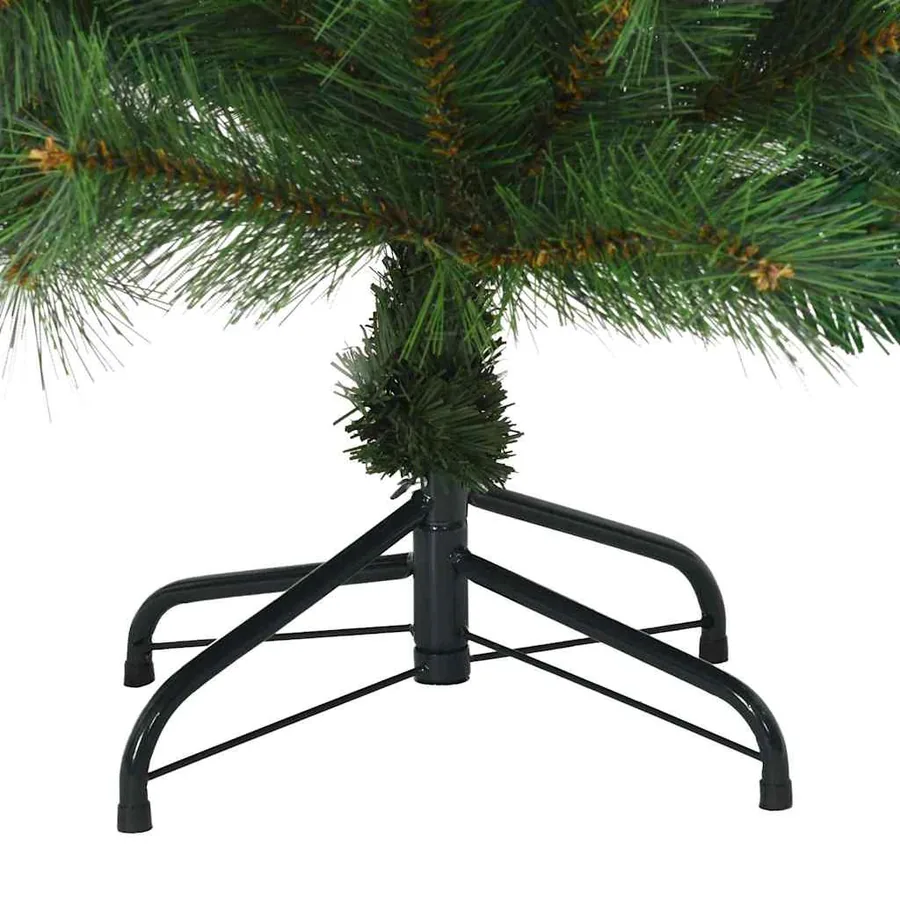 Sapin de Noël artificiel avec 150 LED Vert 120 cm PE et PVC - 15