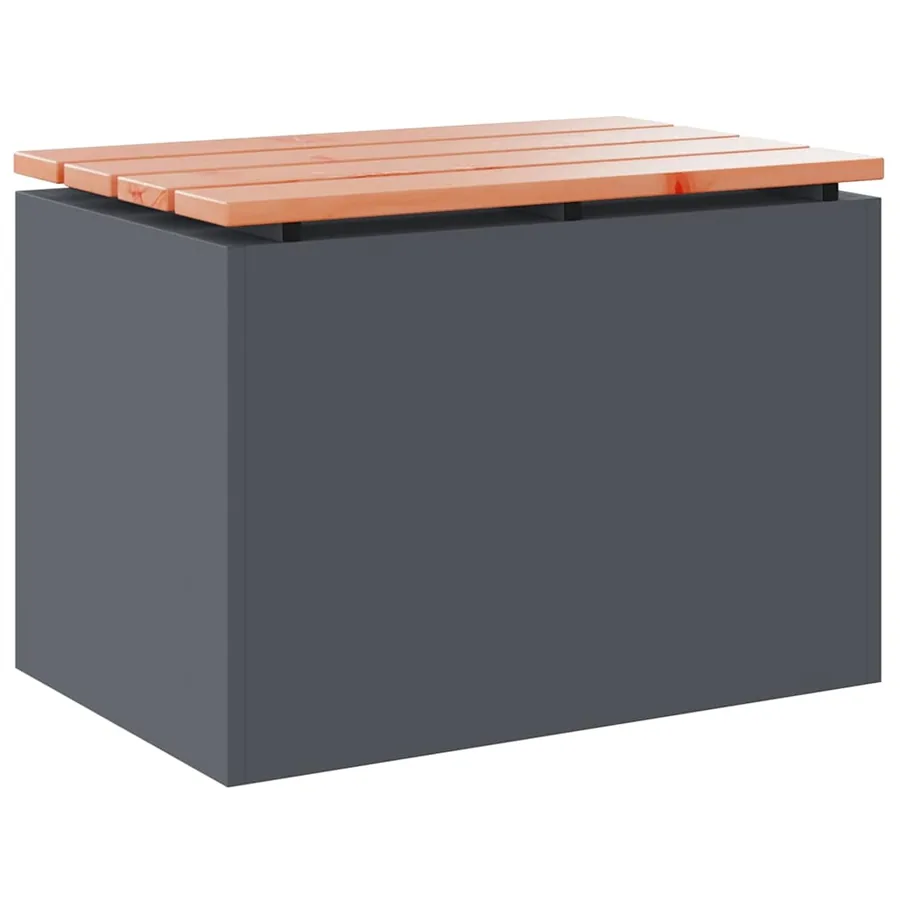Banc de jardin 1-Nombre de places 60 x 40 x 43 cm Acier - 2