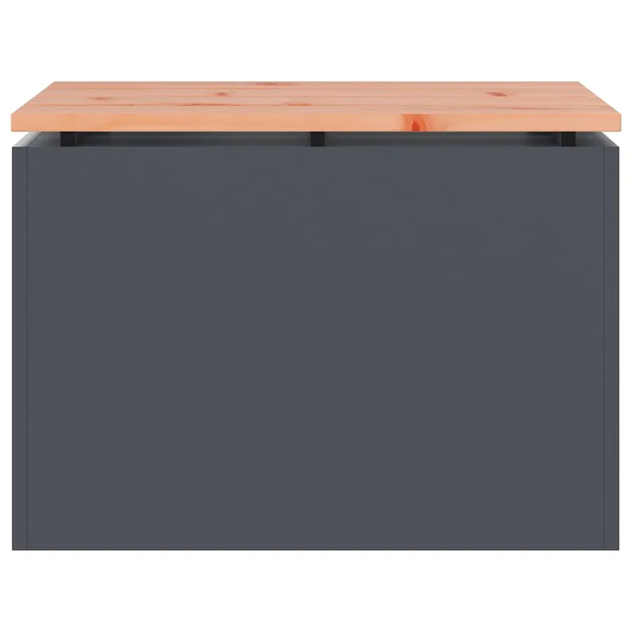 Banc de jardin 1-Nombre de places 60 x 40 x 43 cm Acier - 4