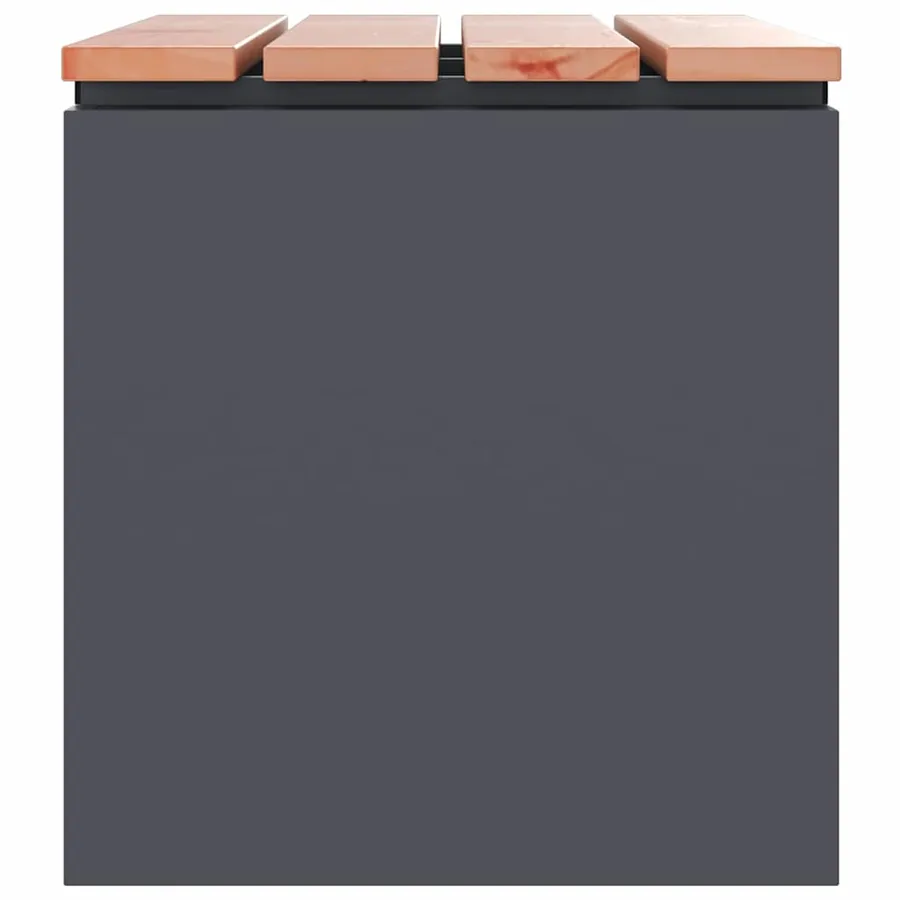 Banc de jardin 1-Nombre de places 60 x 40 x 43 cm Acier - 5