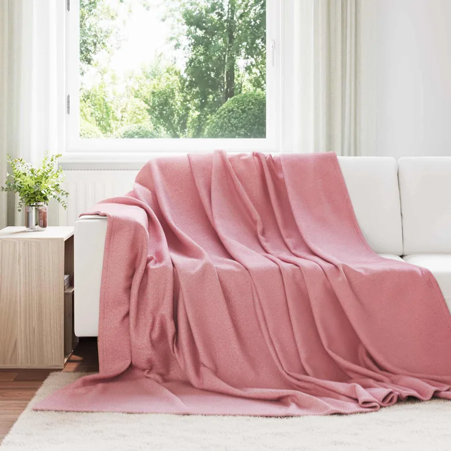 Couvertures à jeter 6 pcs Rose 240 x 220 cm Toison
