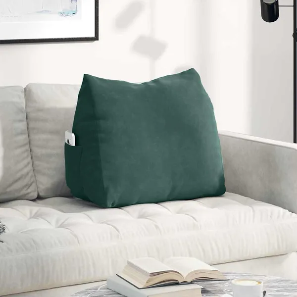 Coussin de Dos Vert foncé 60 x 20 x 50 cm